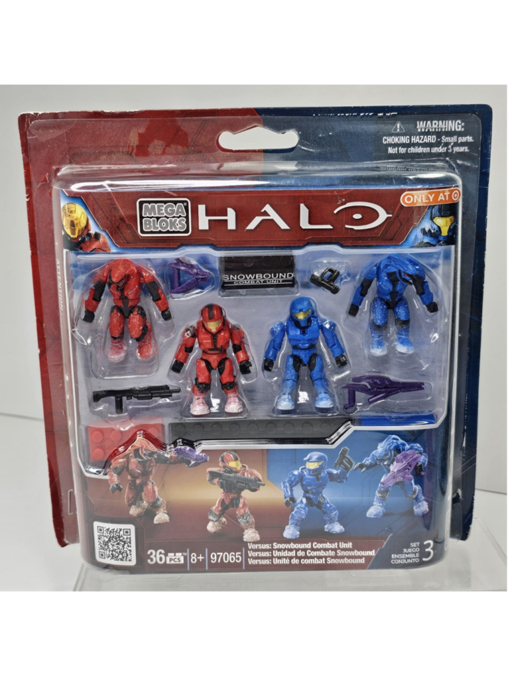 Mega Bloks HALO Target Exclusive 97065 Snowbound Combat Unit